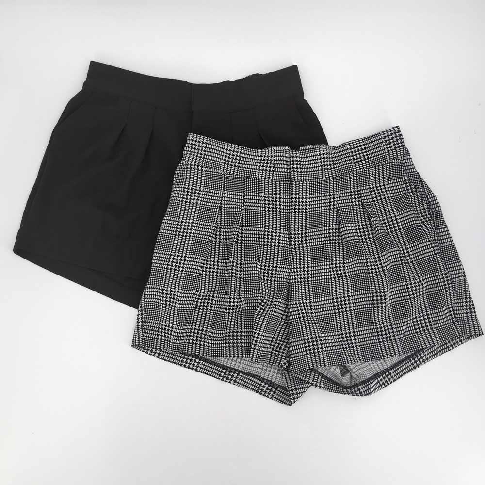 Torrid Shorts Black Houndstooth Pleated Bundle Womens Size 16